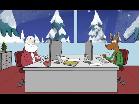Felicitaciones de navidad corporativas — MonkeyToons